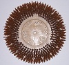 15in Rust Colored 46 Grit Stripping Brush - fits 17in Machine