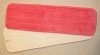 Microfiber Wet Flat Mop 18in Red  12pk